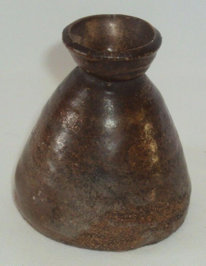 1970 Lititz, Pa. Folk Art Pottery Bud Vase ~ signed