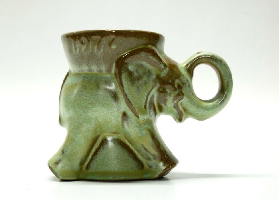 GOP Frankoma Elephant Mug Political Vintage