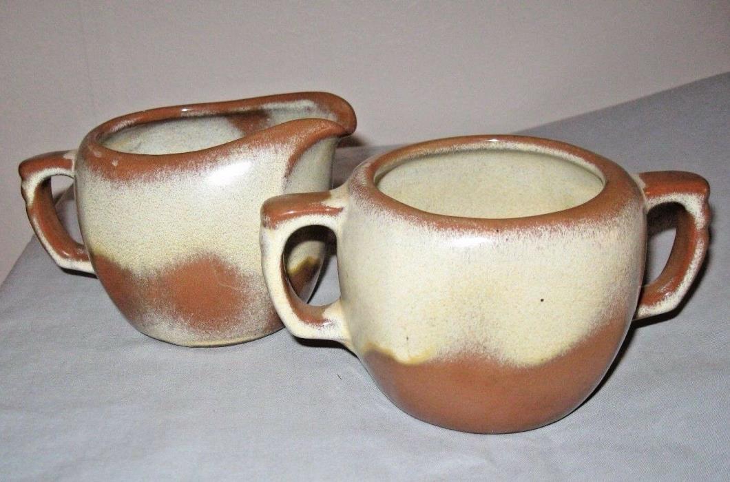 Frankoma Desert Gold Cream and Sugar Bowl (no lid)