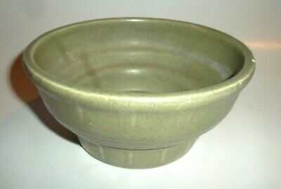 Haeger Pottery Speckled Green Planter Dish Bowl 33