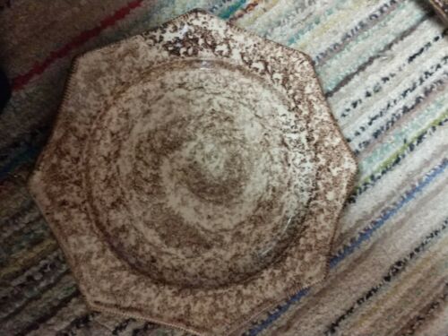 Octogon spongewear pottery plate