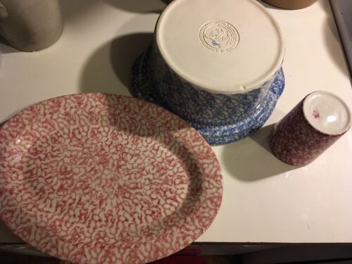 Workshops Of Gerald Henn Spongeware Lot