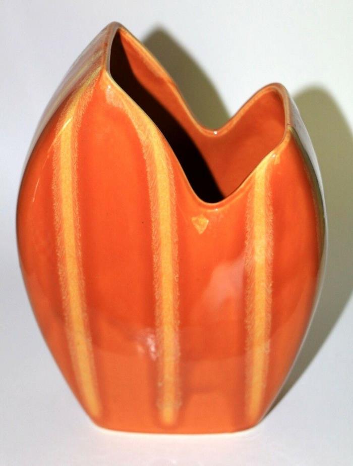 HULL POTTERY PERSIMMON CONTINENTAL #53 VASE