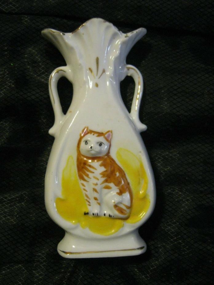 vintage made in Japan cat vase 4