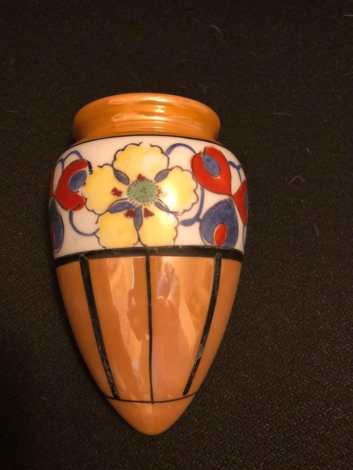 Japan Lusterware Wall Pocket Vase