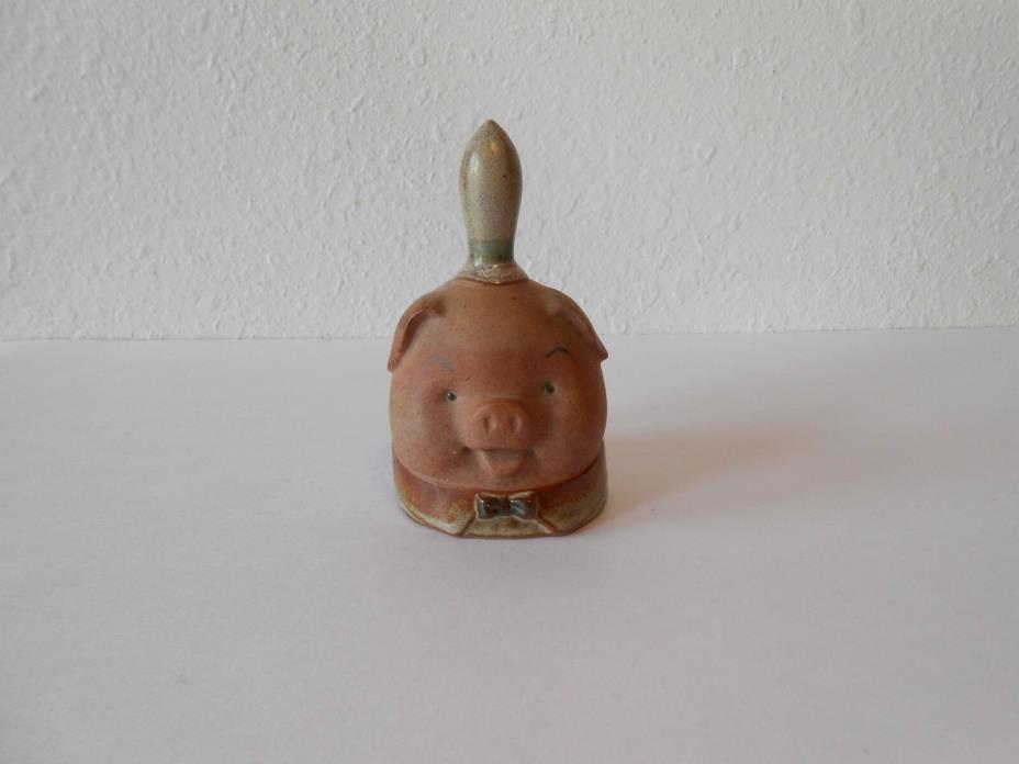UCCTI Japan Pottery Stoneware Pig Bell 4 1/4
