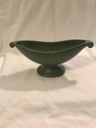 Vintage 1969 McCoy Promotional Line Matte Green Aladdin Style Planter
