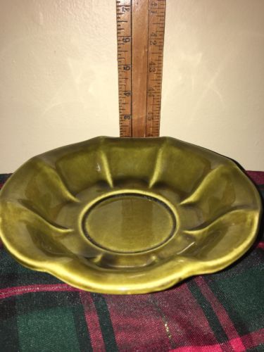 McCoy Salad/soup Dish Green, Approximately 1” Deep, Gorgeous