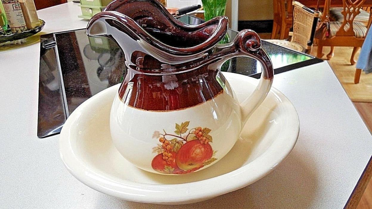 Vintage McCoy Bowl and Pitcher