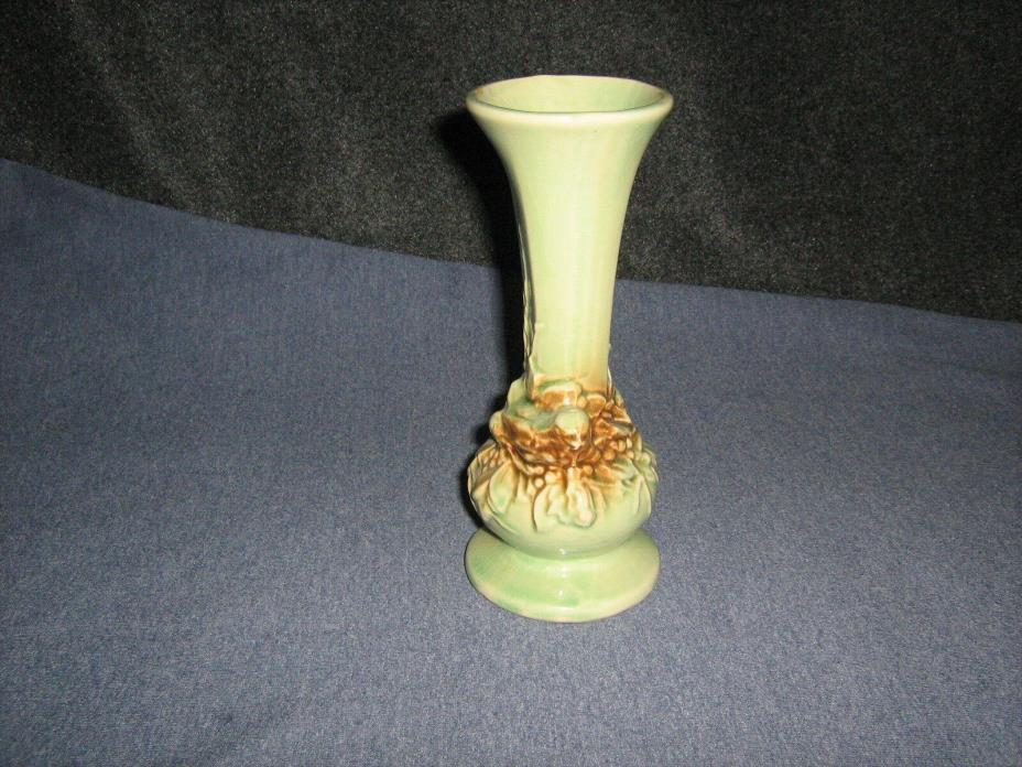 RARE Vintage McCoy BIRD in NEST Bud Vase 1940s 50s  Rustic Line Era