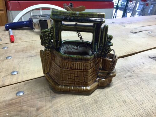 VINTAGE McCOY WISHING WELL PLANTER