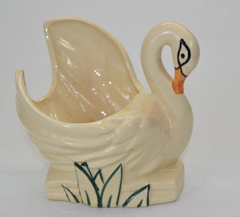 McCoy WHITE SWAN Pottery PLANTER