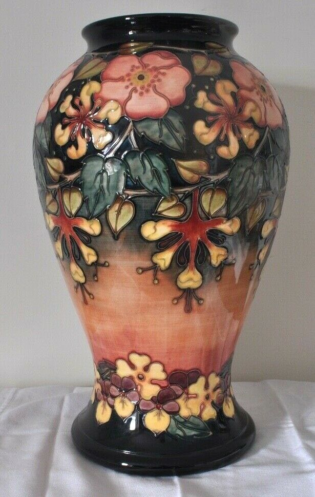 1994 MOORCROFT Pottery Prestige Vase 16 3/4