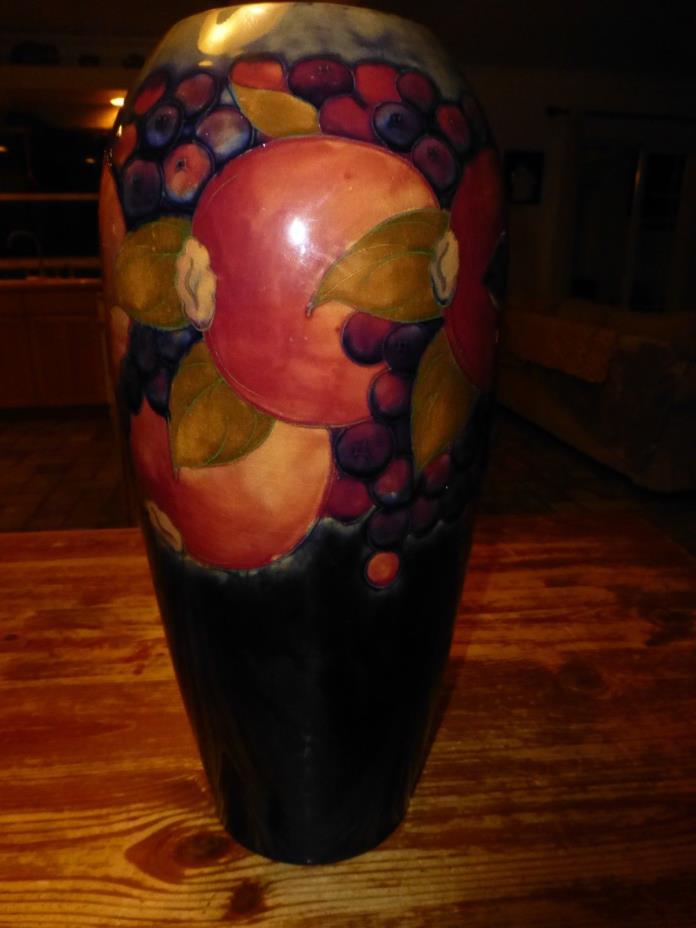Massive William Moorcroft Pomegranate Vase 16.5 