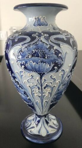 Monumental William Moorcroft Macintyre Florian Ware Dianthus X-Large Vase Rare