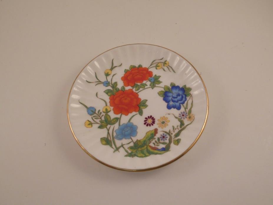 Aynsley Famille Rose Coaster Ribbed 4 1/4