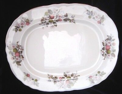 Aynsley Bone China Serving Platter - Cherries & Blossoms - 15 in. - England