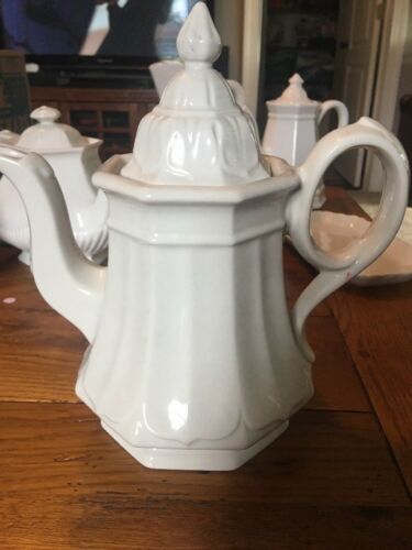 Vintage Red Cliff Ironstone LARGE COFFEE / TEA POT WITH LID