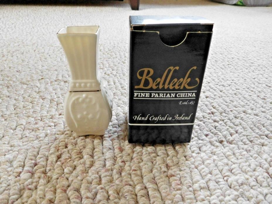 Small Belleek Flower Vase Ireland