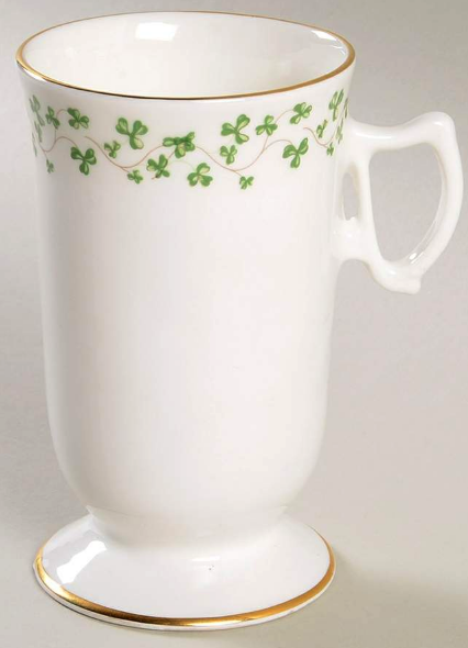 ROYAL TARA TRELLIS SHAMROCK IRISH COFFEE MUG 4 3/8