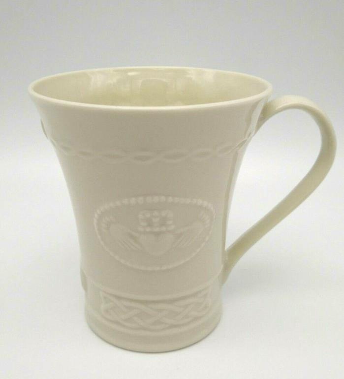 Belleek Fine Parian China Claddagh Mug Hand Crafted in Ireland