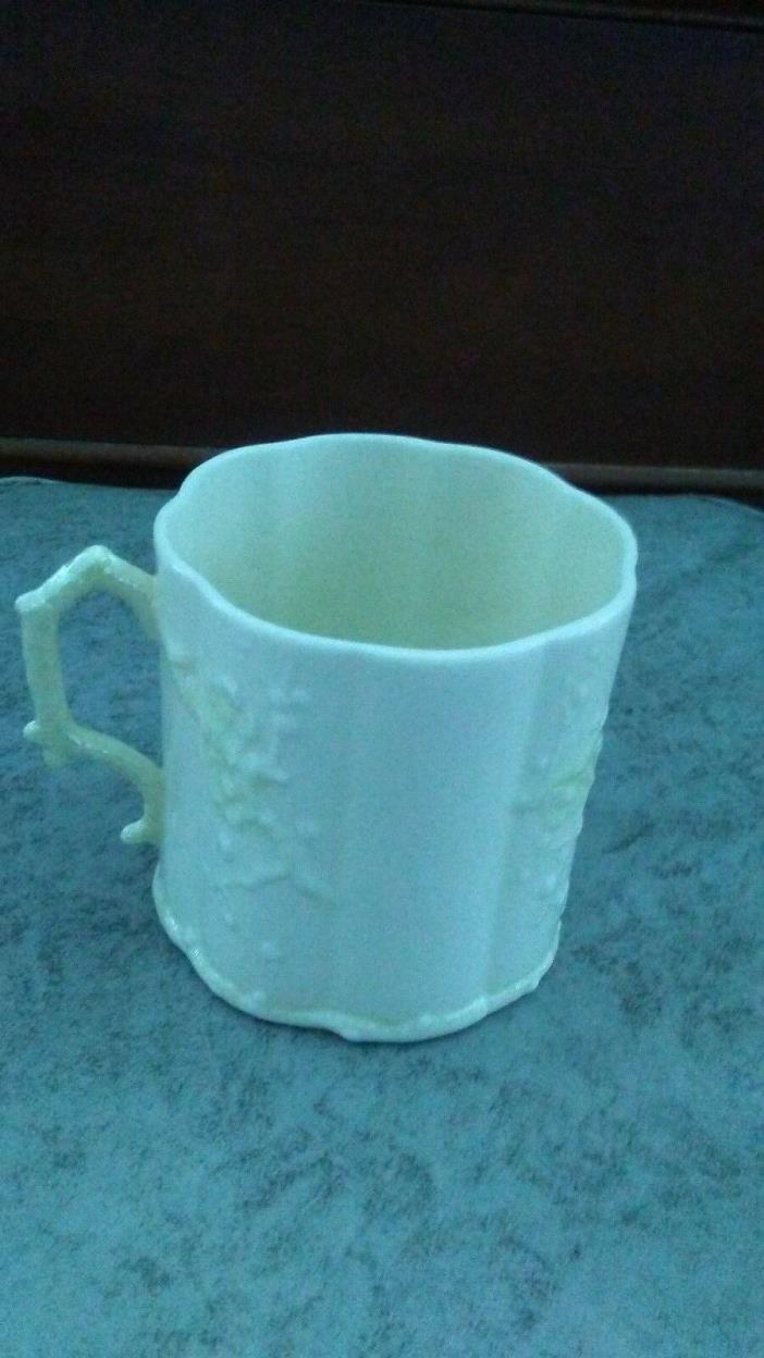 Vintage Belleek Pottery THORN Irish Porcelain 3rd Green Mark Cup Mug Cobb
