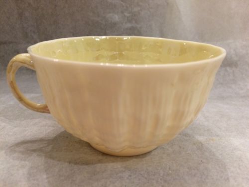 Vintage Belleek Ireland Porcelain Ivory Shell  Tea Cup -