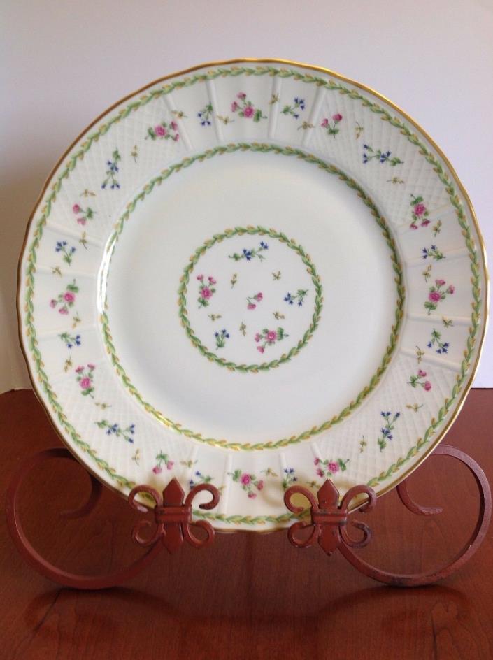 BERNARDAUD 'Artois Vert' Green Dinner Plate *Cluny Style* EUC to NEAR MINT