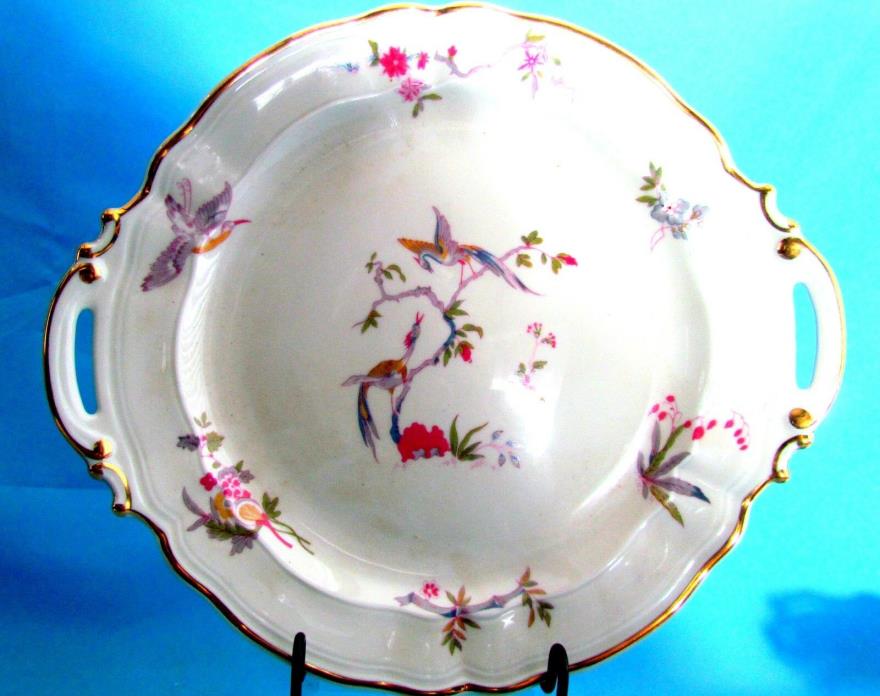 Chantilly 11.5 Inch Pierced Handle Cake Bernardaud Limoges France