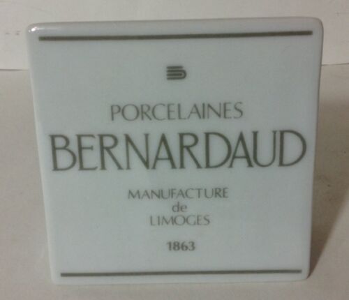 Porcelaines Bernardaud Limoges Dealer Counter Advertising Display Sign