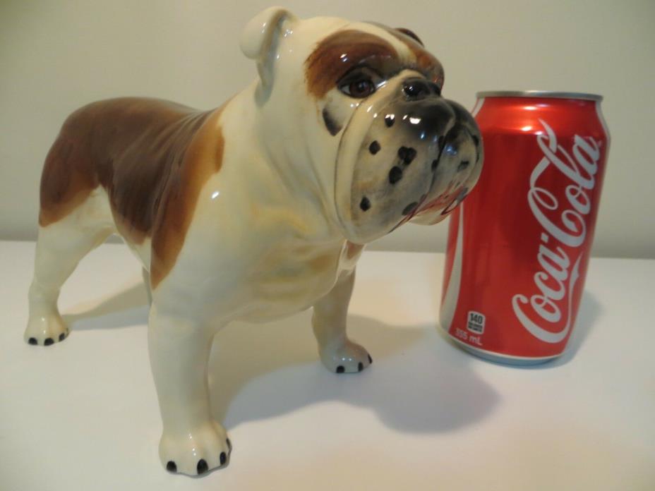 Large Vintage Beswick Bulldog CH Basford British Mascot Porcelain Figurine 8