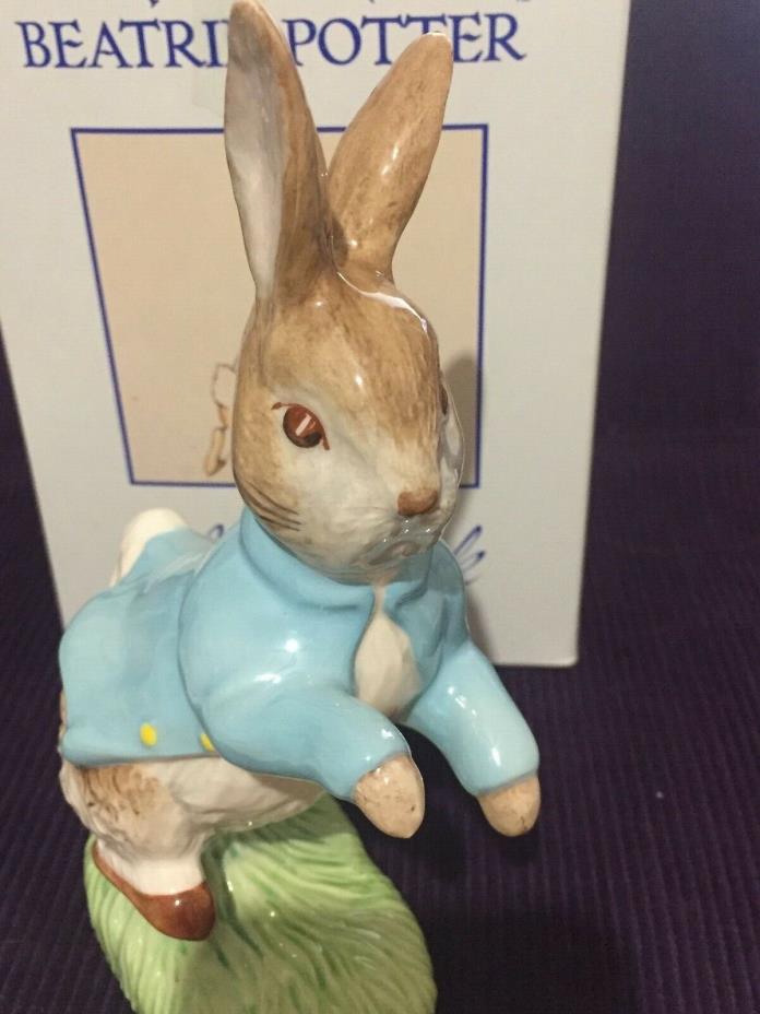 Beatrix Potter Peter Rabbit John Beswick Royal Doulton England in Box, 7 inch