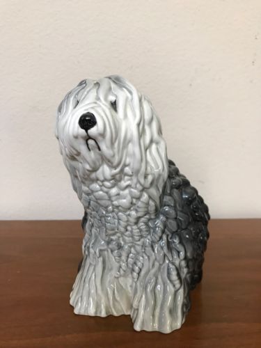 BESWICK OLD ENGLISH SHEEPDOG Dog Figurine Seated #453 England EXCELLENT