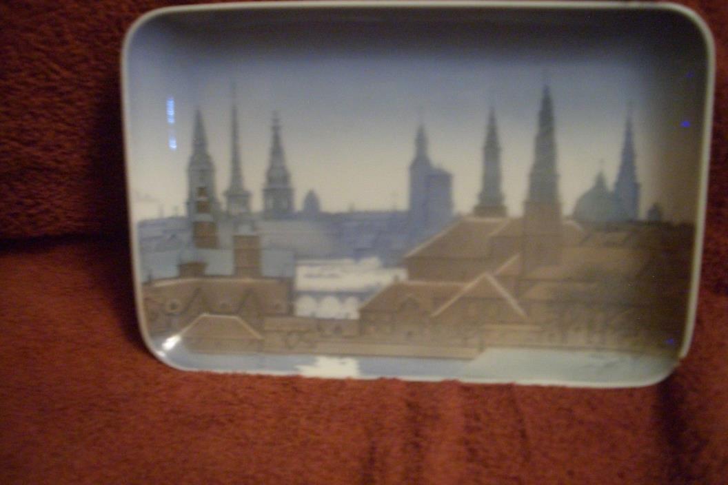 Vintage The Beautiful Towers of Copenhagen, Bing & Grondahl 19cm x 13cm