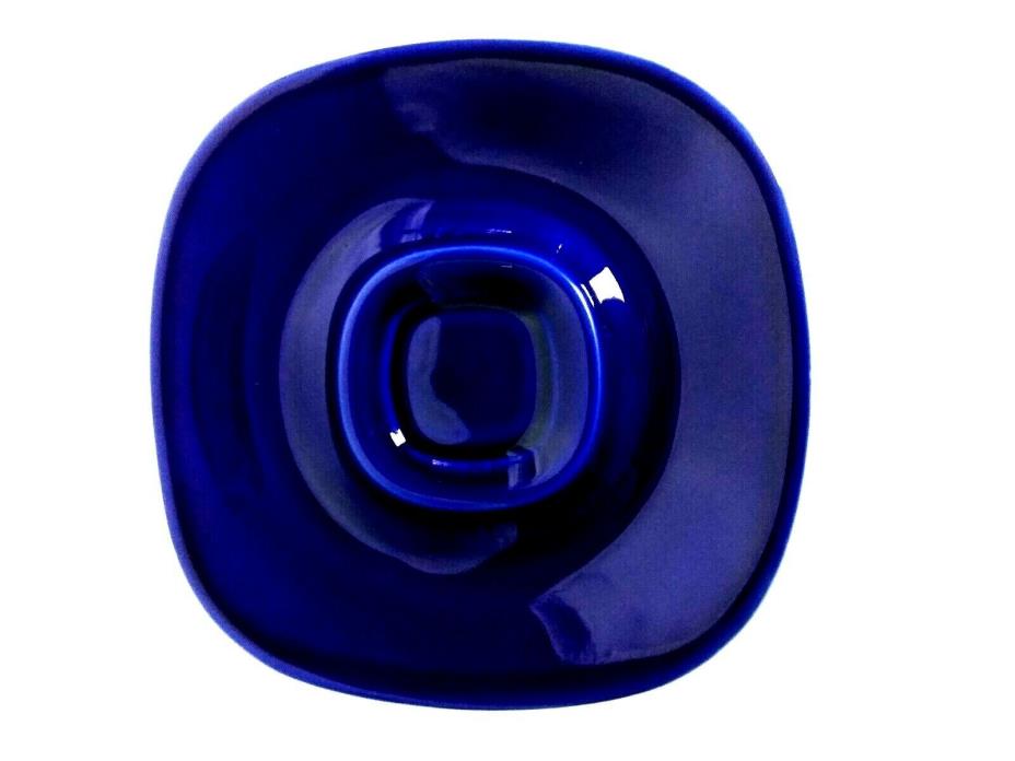 BLOCK Langental Switzerland Transition Cobalt Blue Saucer Only