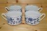 Blue Danube BLUE DANUBE (4) Soup Mugs | 2002 Japan