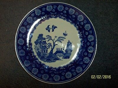 Flow Blue Willow 13-inch Decorative Only Plate