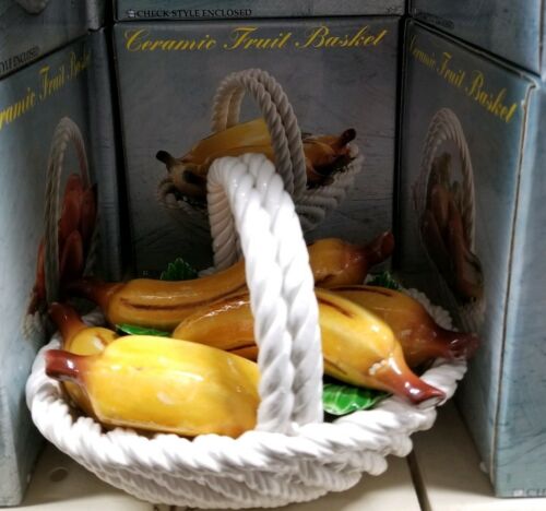 Capodimonte Warehouse find!  NIB Banana basket made in Italy.  Hard to find.