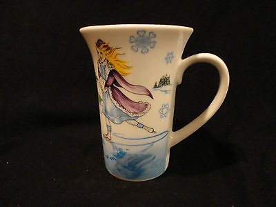 NEW Alice In Wonderland Winter - Paul Cardew Cafe Coffee Cup Mug Porcelain