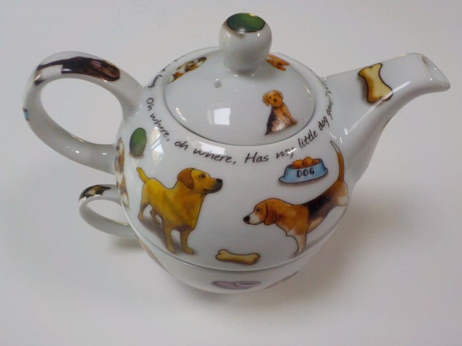 Cardew Design N. A. Inc., Man's best Friend Tea for One ceramic tea and cup set