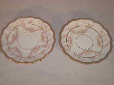 ANTIQUE M.Z. Austria Carlsbad China Saucers 2