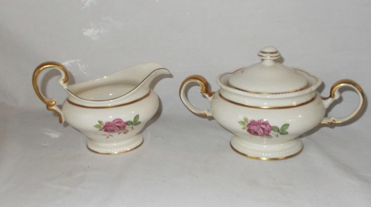 Castleton DOLLY MADISON Creamer and Lidded Sugar Bowl