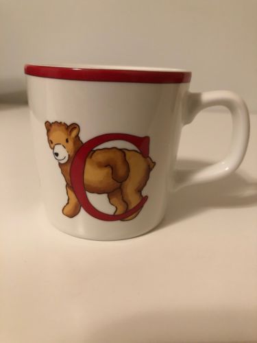 TIFFANY & CO ALPHABET BEARS ABC MUG 1994 Cup Teddy Porcelain Children’s Mug