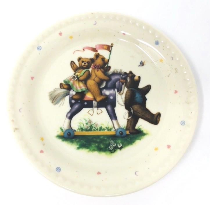 Lenox China Bears Heirloom Collection Childs Plate 7 1/2 