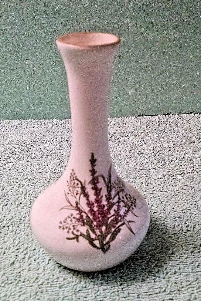 St Andrews Pottery Flowers of Scotland Fine Bone China Flower Vase 4 1/2 inch
