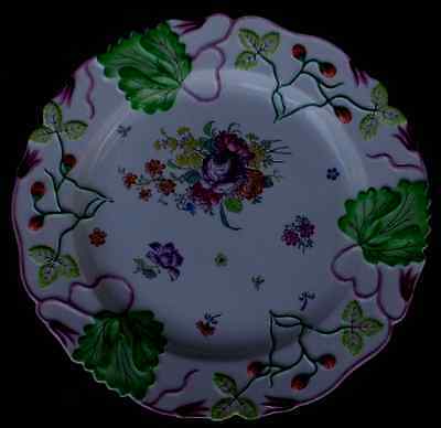 GORGEOUS RARE COPELAND'S CHINA T. GOODE LONDON 4 HAND PAINTED PLATES 9.25