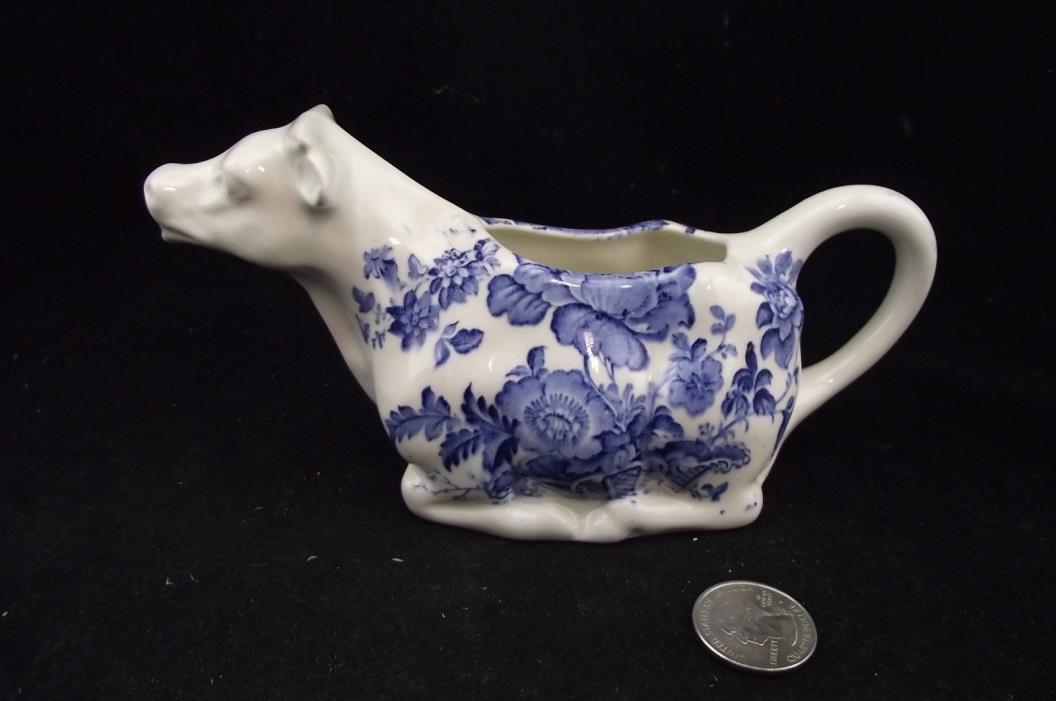 BLUE CROWN DEVEON COW CREAM PITCHER # 1074P