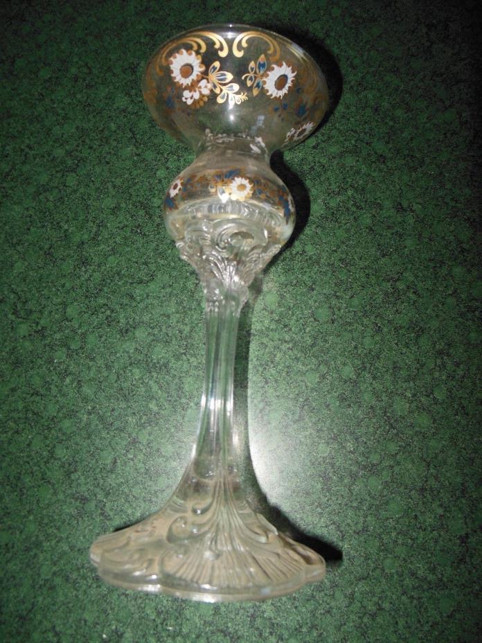 Vintage Rosenthal CLASSIC ROSE Glass Candlestick holder, Germany