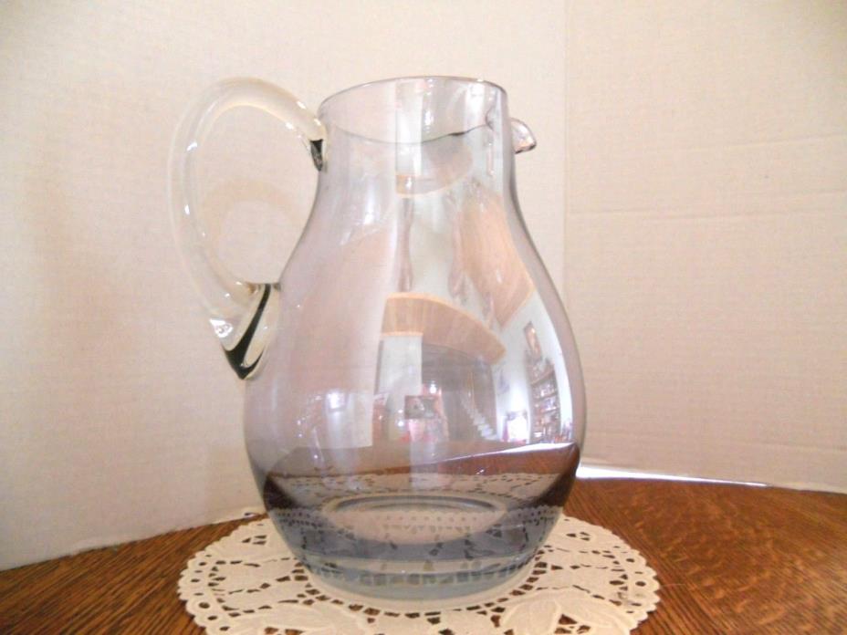 Lavender Iridescent  Party Pitcher w/ice lip & Handle Beautiful Valentines Gift
