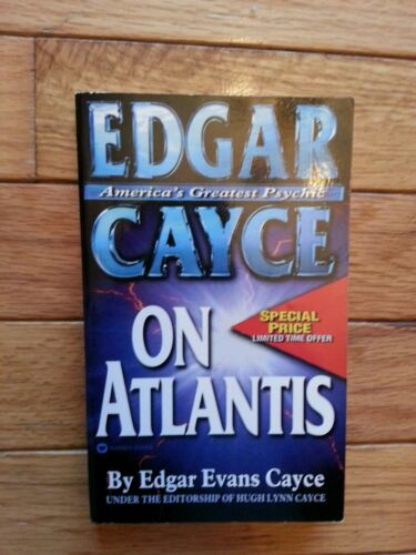 Edgar Cayce on Atlantis by Edgar Evans Cayce 1988 PB